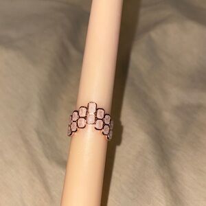 Rose Gold Geometric Ring